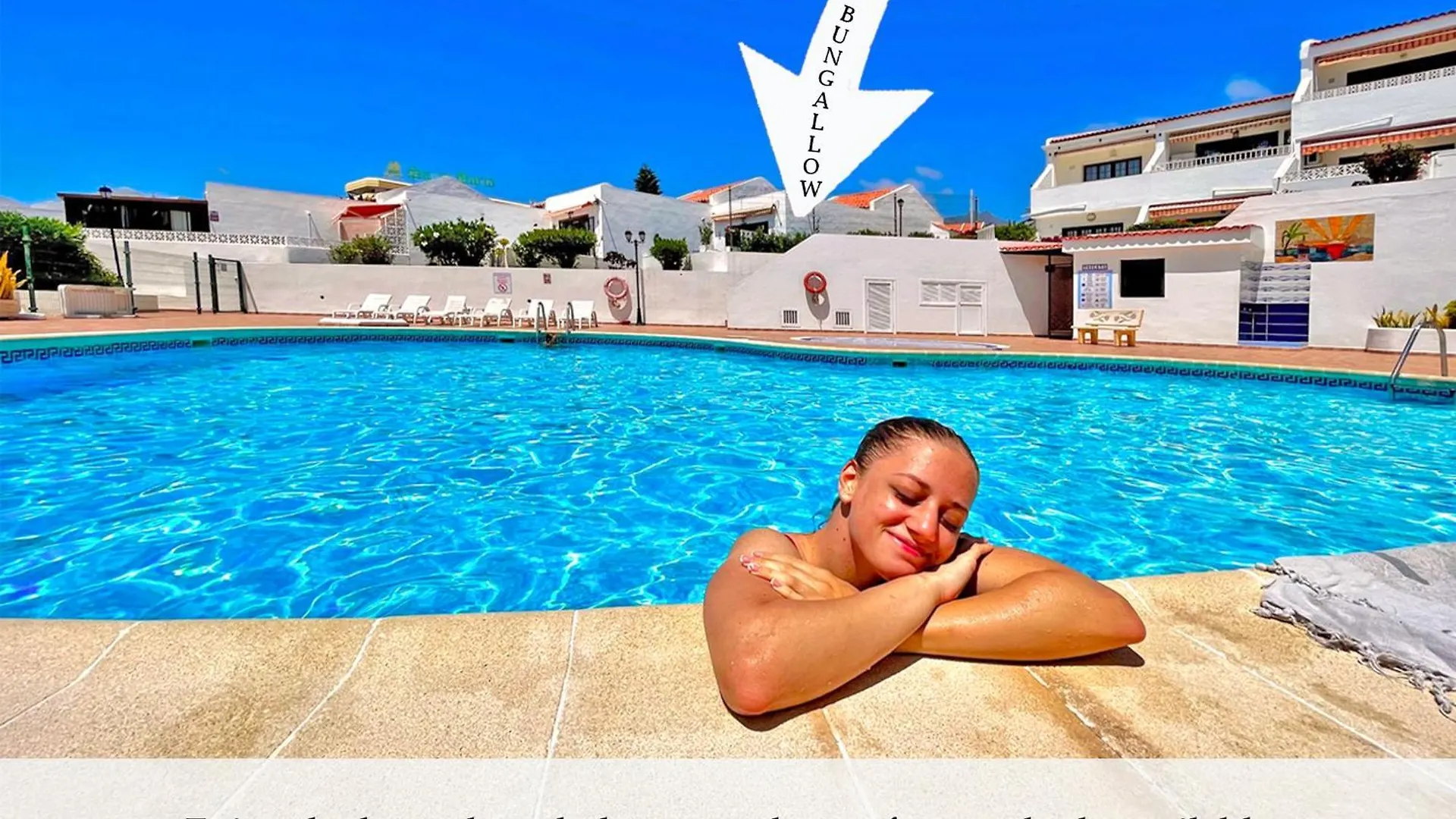 At The Beach, Sunny Bungalow & 2 Heated Pools, Large Terrace, In Costa Adeje 0*, אדחה